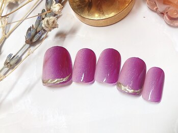 ネイルアンドアイラッシュ ブレス エスパル山形本店(BLESS)/上品縦グラデーション