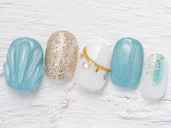 ネイルメゾン 池袋店(NAIL MAISON)/シェルサマーマグネット¥10550