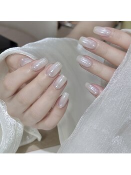 ピンキーネイル(Pinky Nail)/オーロラネイル