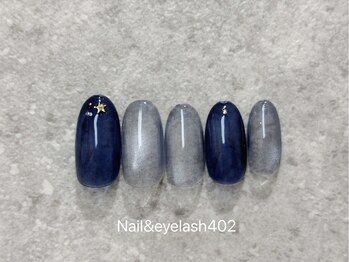 ネイル アンド アイラッシュ ヨンマルニ(Nail&eyelash 402)/オリジナルブルーマグネット