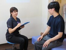 いるか堂鍼灸整骨院の雰囲気(カウンセリング)