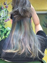 琉月 枝松店/アッシュユニコーンカラー