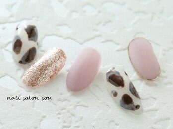 ネイルサロン ソウ 心斎橋店(Nail Salon Sou)/simpleアニマル☆