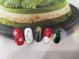 【クリスマスネイル】