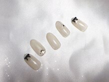 シェリーピンク(cherie pink)/トレンドリボンネイル♪