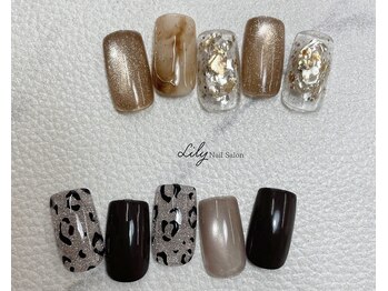 ニュアンス/レオパードネイル