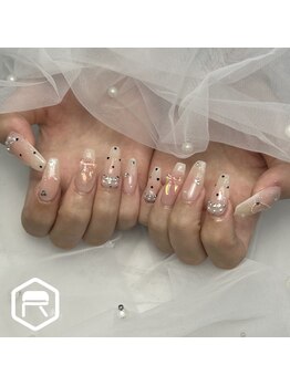レディスペネイル ノウラ 名駅店(Redispe nail NouRa)/チーク＆ドットデザイン