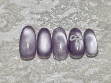ネイルサロン メイプル(Nail Salon maple)/ぷっくりリボン