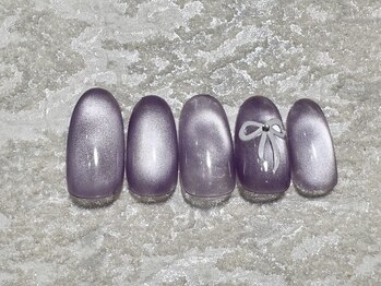 ネイルサロン メイプル(Nail Salon maple)/ぷっくりリボン