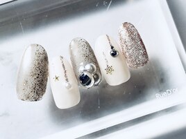 冬☆結晶ネイル