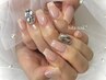 人気NO.2【初回オフ無料】定額¥7,700★上品ネイル♪2~4本デザイン入り★