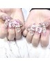 【韓国パーツ盛り放題】人気の韓国ワンホンネイル☆(ハンド)Bコース ¥15980