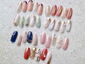 ビーエスネイル 金山店(bs-nail)/《8800円》お正月ネイル