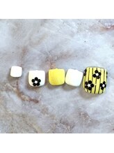 アロハナ(Alohana)/4月オススメデザインFootネイル