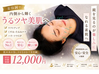 アム鍼灸治療院(A,m鍼灸治療院)の写真/【人気No.1】美容鍼でリフトアップ◎たるみ・ほうれい線・くすみにアプローチ
