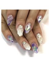 ネイルサロン ビューティーマジック 川口店/人魚のうろこネイル