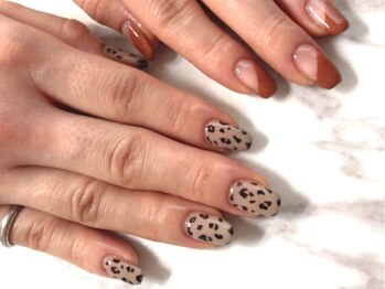 ネイルアンドアイラッシュ シヴァ(Siva)/レオパードネイル