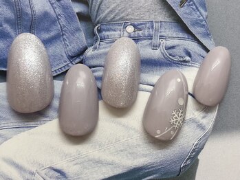 シエルネイルスタジオ 新宮店(Ciel nail studio)/【６２３０円】ふんわりデザイン