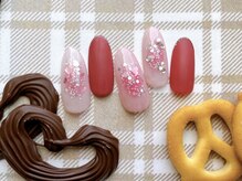 銀座ボニー 旭川店/バレンタインネイル