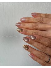 マンナネイル(manna nail)/monthly heart nail