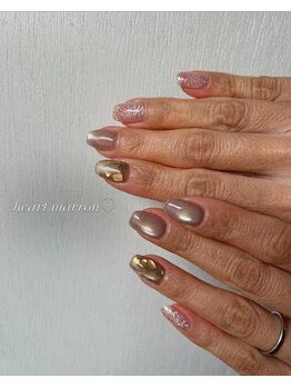 マンナネイル(manna nail)/monthly heart nail