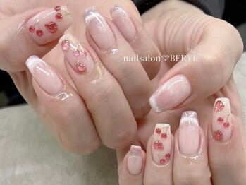 ベリル(BERYL)の写真/気分があがる指先♪『春』のお洒落かわいいトレンドArt続々*日にち限定メニューあり★自分だけのネイルを♪