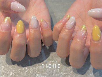 リッシュ(RICHE)/ふんわりイエローネイル