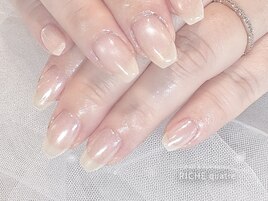 マグとミラーでパールネイル！