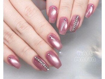 ネイルマフィア 新宿(NAIL MAFIA)の写真/韓国ワンホンネイル・Y2K・ニュアンス・マグネットなど、トレンドを楽しむなら≪定額ネイル≫がおすすめ◎