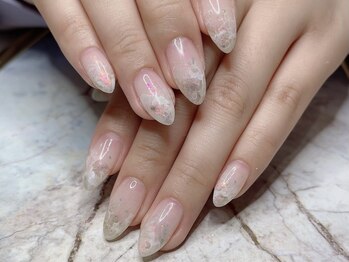 ネイル スパ ココプラス(Nail spa Cocoplus)/大人のキレイめニュアンスネイル