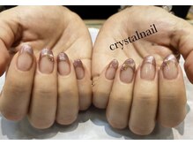 クリスタルネイル ゆめタウン久留米店/フレンチネイル