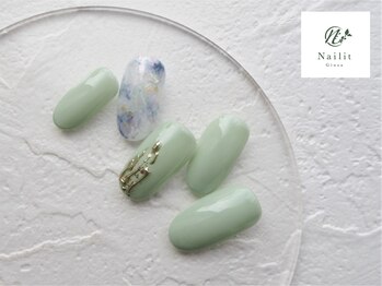 ネイリット 銀座(Nailit)/ NUANCE MARBLE ¥9200【¥10120】