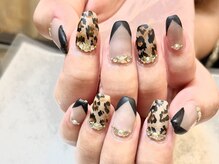 ジュノネイル(juno nail)/マットレオパード