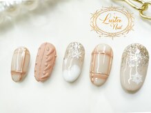 ラスターネイル(Luster nail)/冬の定番よくばりデザイン☆