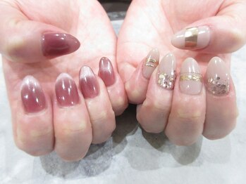 ネイルサロン キラップ(Nail Salon KiLAP)/マグネット+ニュアンス¥7980