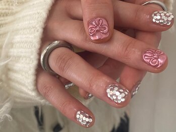 ネイルメゾン 渋谷店(NAIL MAISON)の写真/【7800円Springコース】シンプルじゃ物足りない方！可愛いデザインをたくさんご用意しました☆[渋谷]