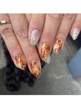 イロ(iro)/べっ甲ネイル♪秋ネイル♪