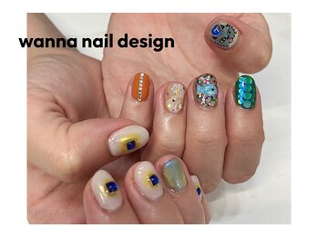 【定額FULL】ちぐはぐネイル