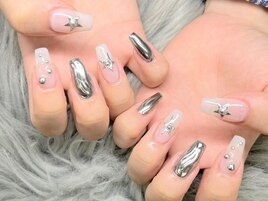 個性派☆シルバーネイル