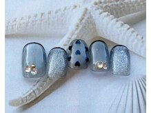 ココロ 新橋(kokoro)/8月ネイルデザイン☆華やか