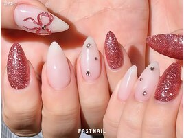 冬ネイル/クリスマス/お正月