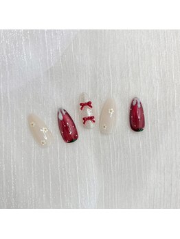 いちごネイル