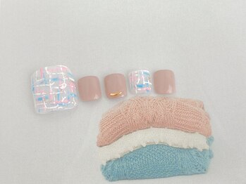 ネイルサロン&スクール ジーナ(GINA)/カジュアルツイードネイル