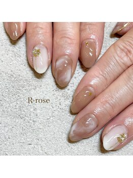 アールローズ(R-rose)/ベージュマーブル ¥7700