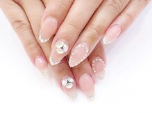 ネイルコレクション ベビーピンク(Baby Pink)/スキニーフレンチ：ちゅるん