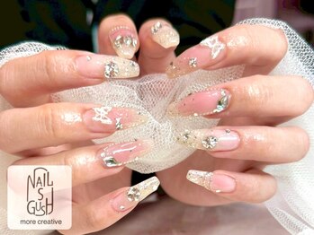 ネイルズガッシュ 武蔵小山店(NAILsGUSH)の写真/【ラメグラ・ワンカラー¥5500♪】技術・雰囲気・おもてなし…どこをとっても大満足な、数少ない上質サロン!