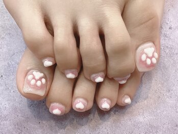 ジャスミンネイル(Jasmine Nail)/フットジェル☆¥9500コース♪