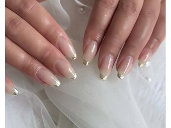 サンカリネイル バイ ヴァラ イオンモール新居浜店(sankari nail by VALLA)/韓国発VALLANAILミラーフレンチ