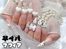 ネイルマフィア 池袋店(NAIL MAFIA)/モノクロガーリーネイル