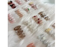 定額アートもサンプル量産中☆大須ネイルサロン/韓国/長さ出し